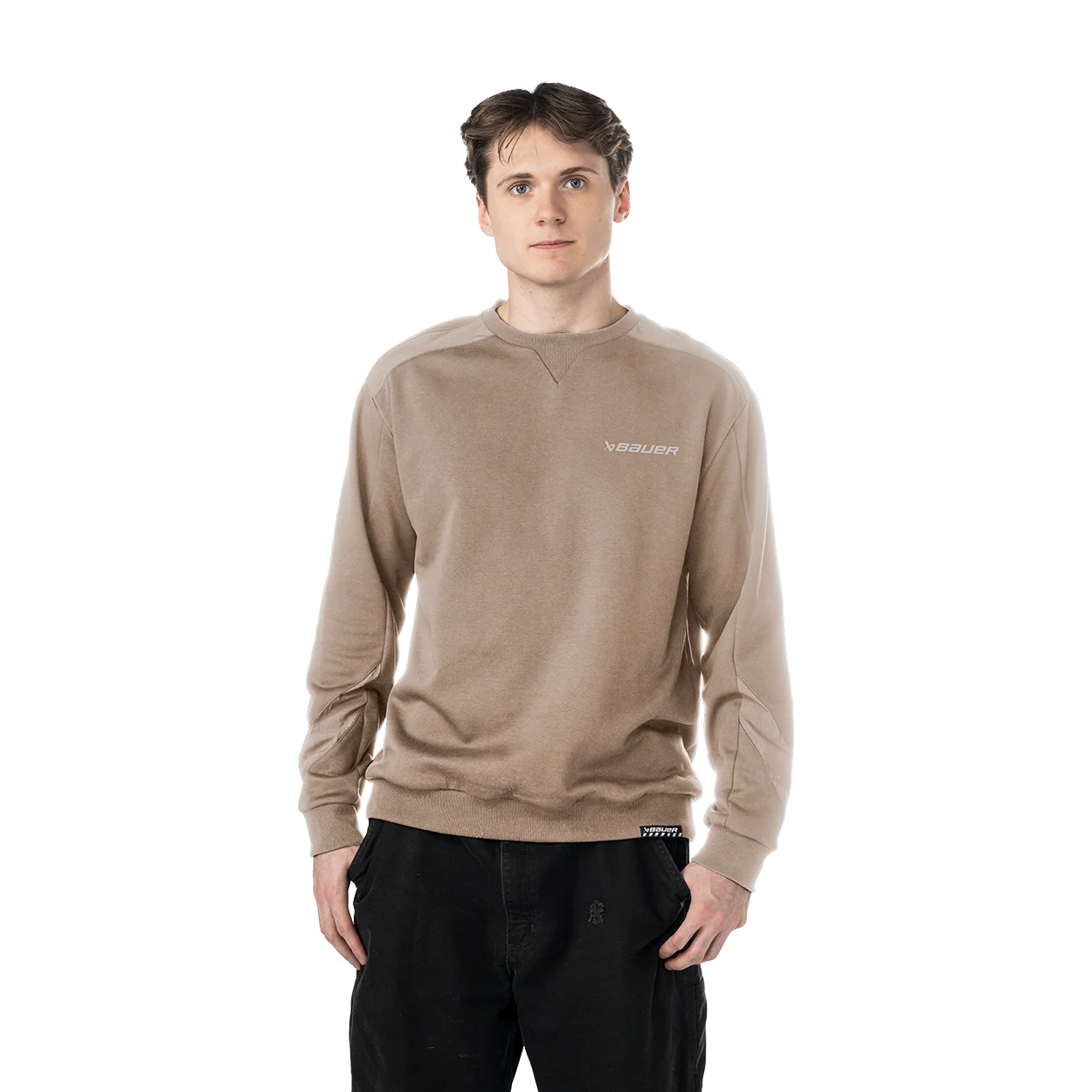 BAUER Knit Mix Crew Neck Senior - Image 10