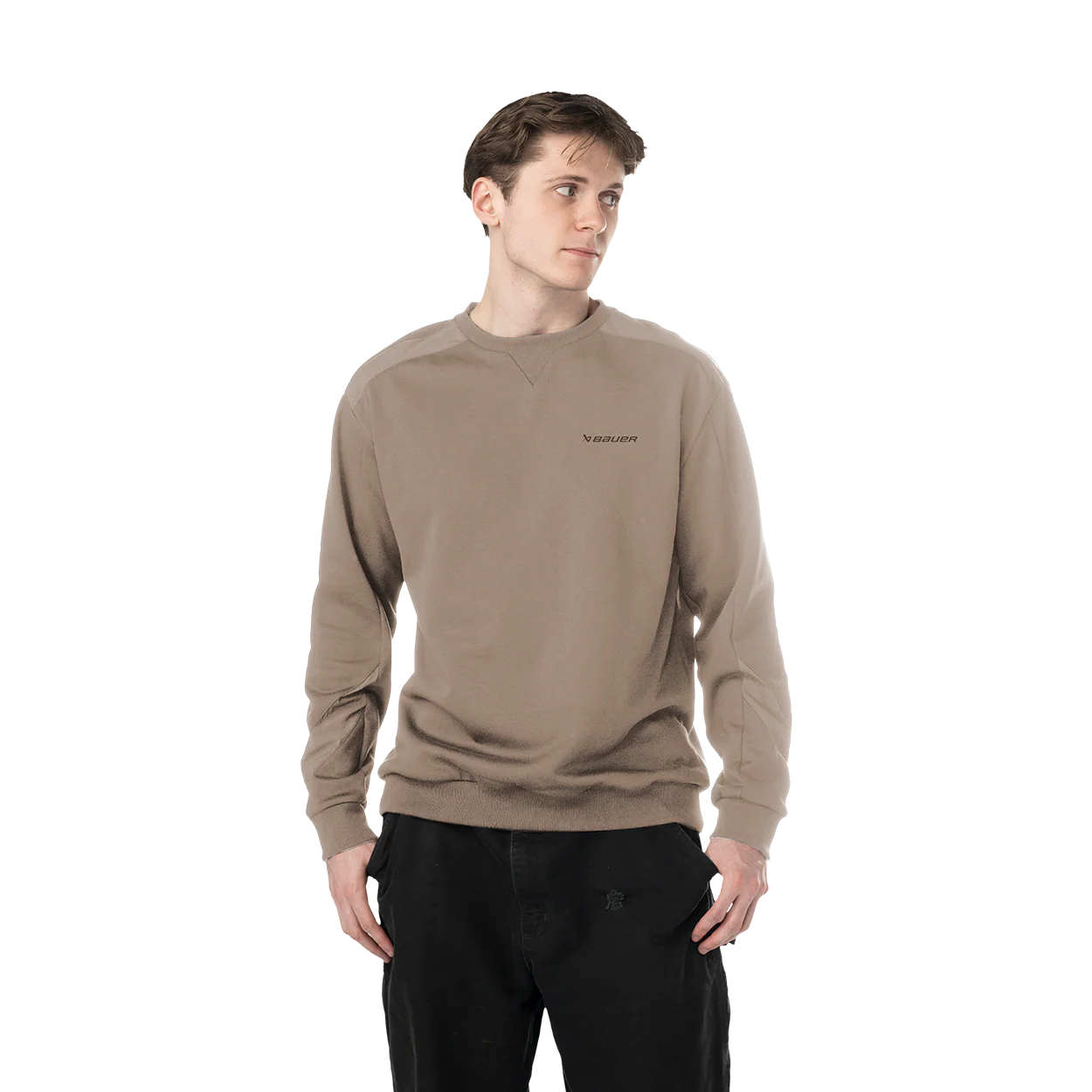 BAUER Knit Mix Crew Neck Senior - Image 11