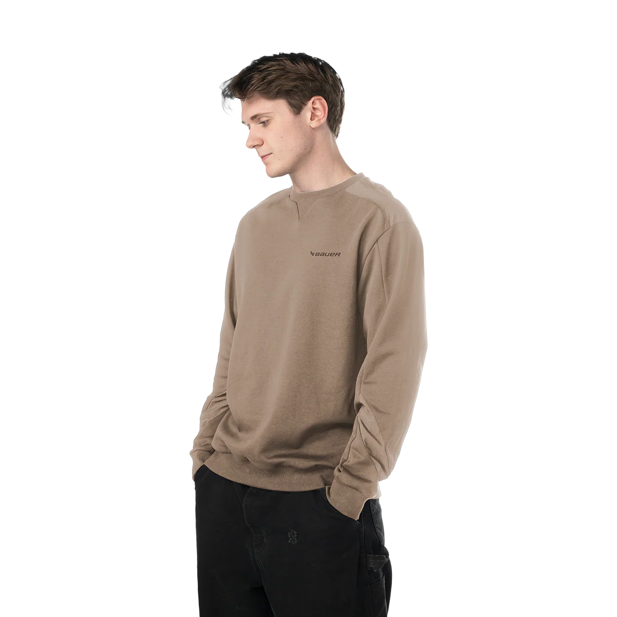 BAUER Knit Mix Crew Neck Senior - Image 12