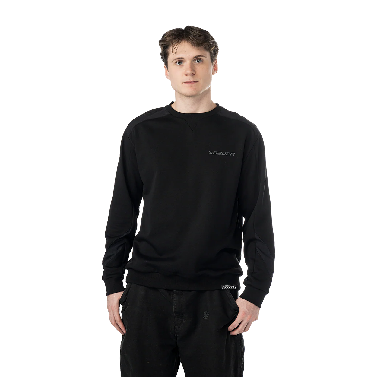 BAUER Knit Mix Crew Neck Senior - Image 15
