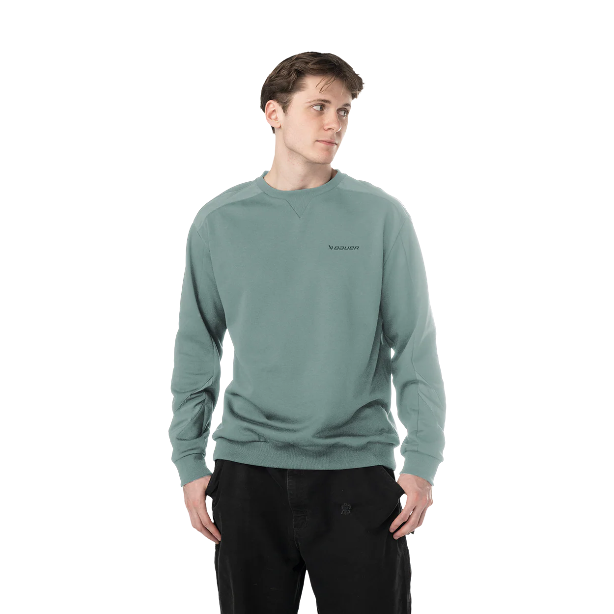 BAUER Knit Mix Crew Neck Senior - Image 6
