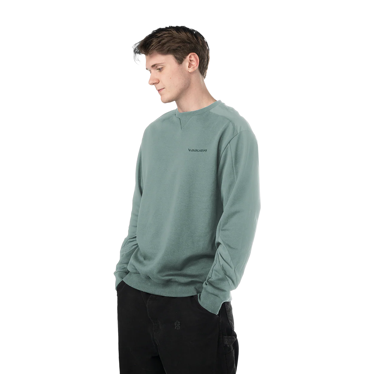 BAUER Knit Mix Crew Neck Senior - Image 7