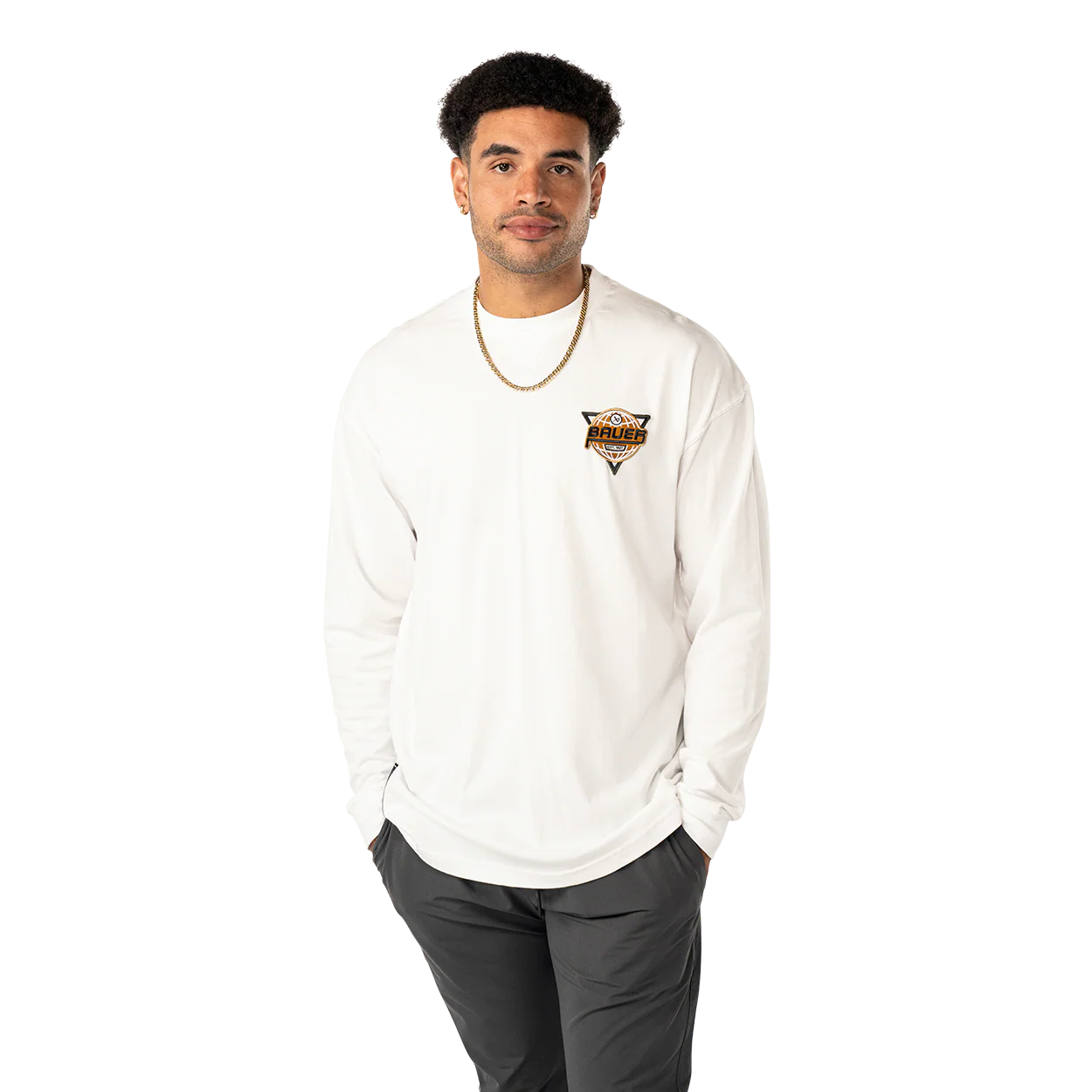 BAUER LONG SLEEVE RETRO TEE - Image 11