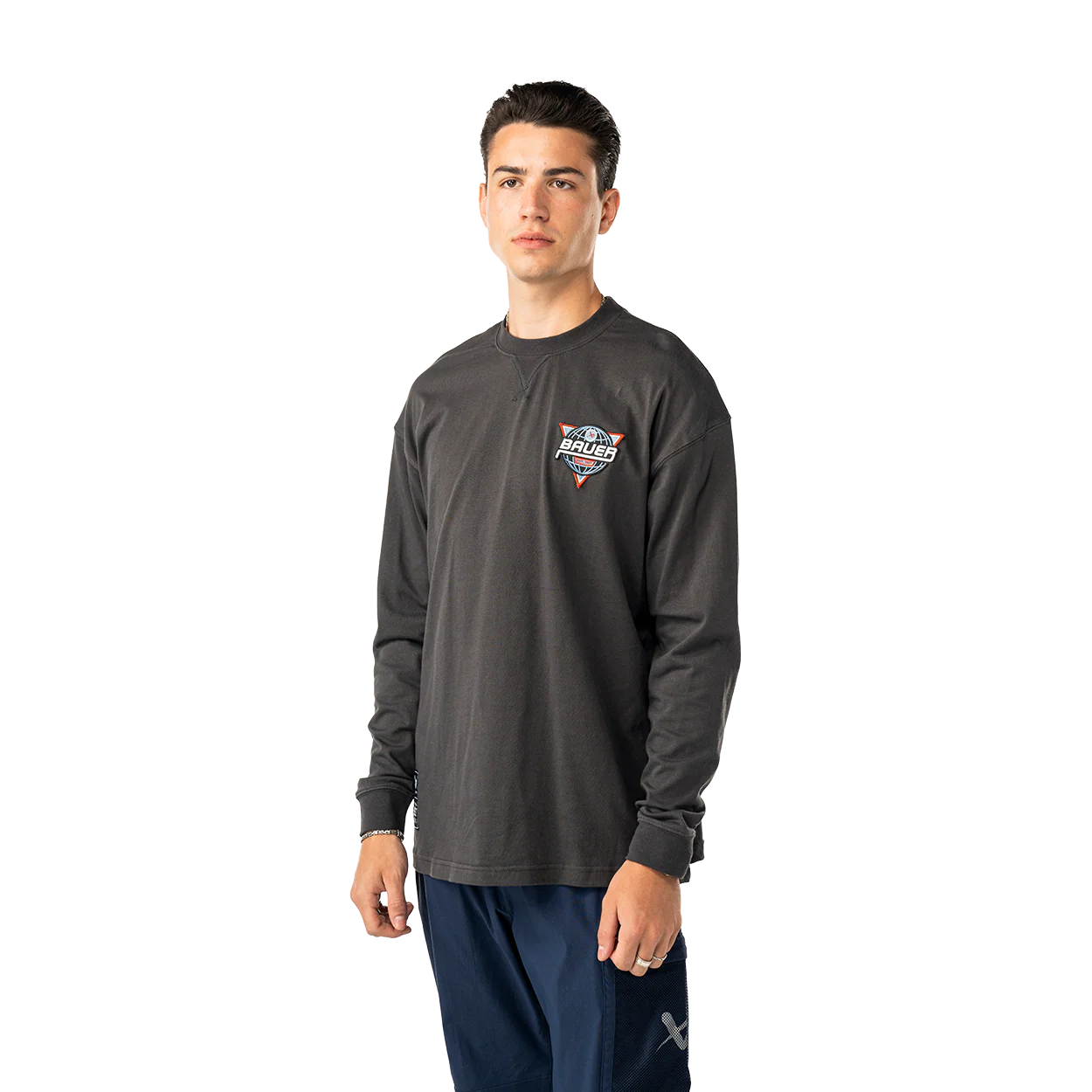 BAUER LONG SLEEVE RETRO TEE - Image 3