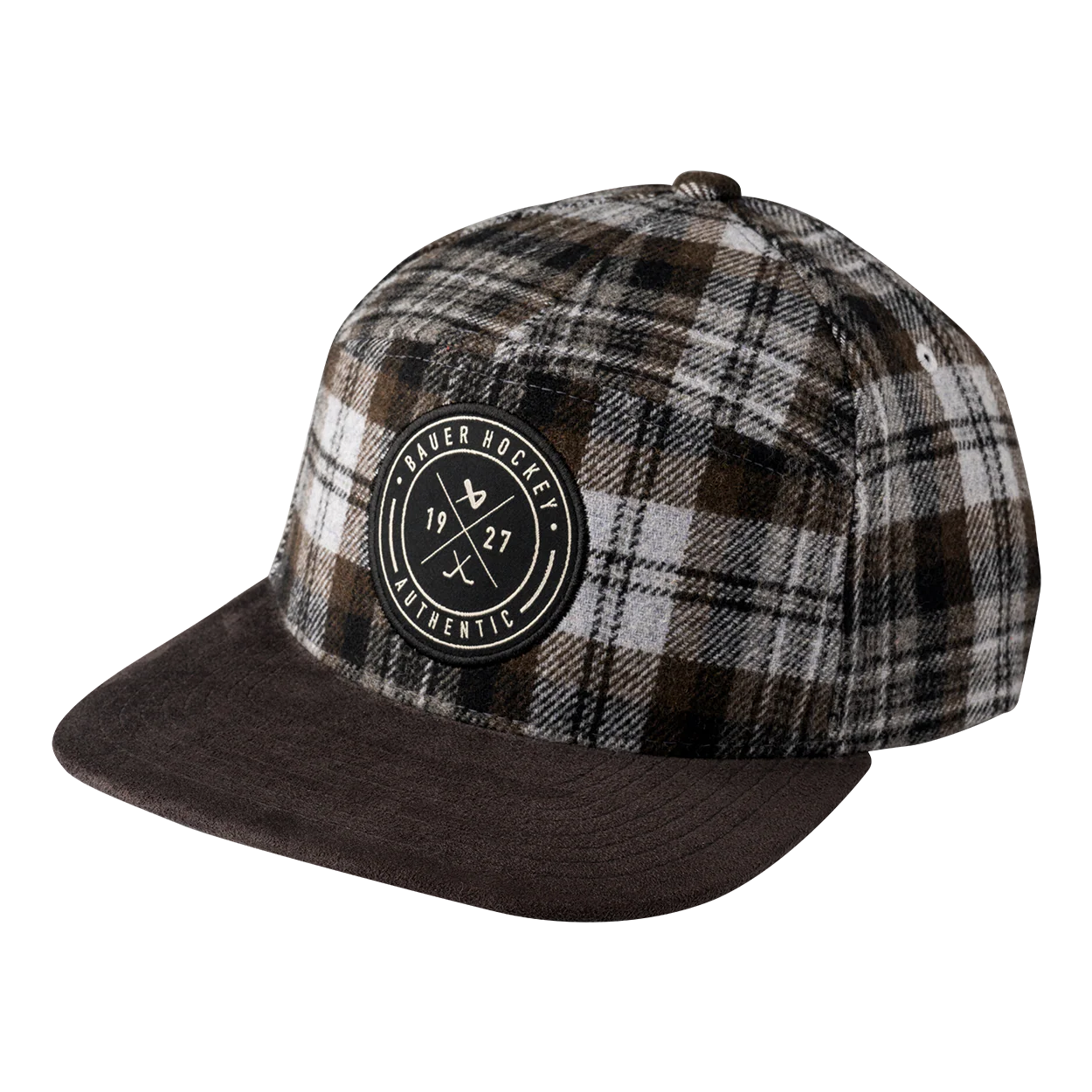 BAUER Plaid Snapback Senior