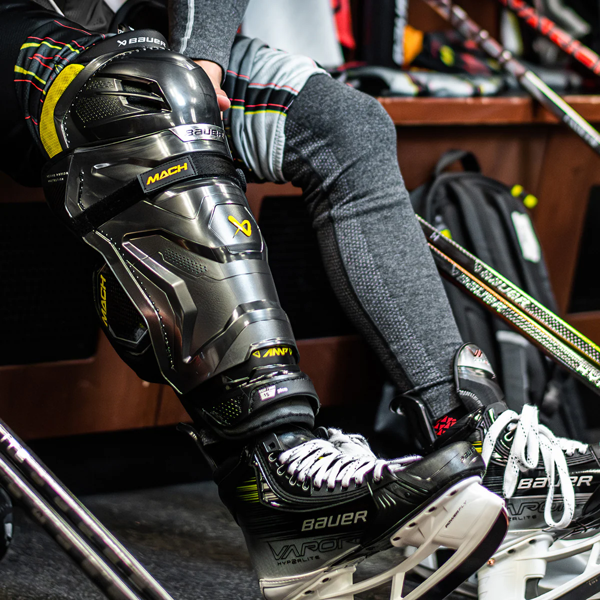BAUER SUPREME MACH SHIN GUARD SENIOR - Image 6