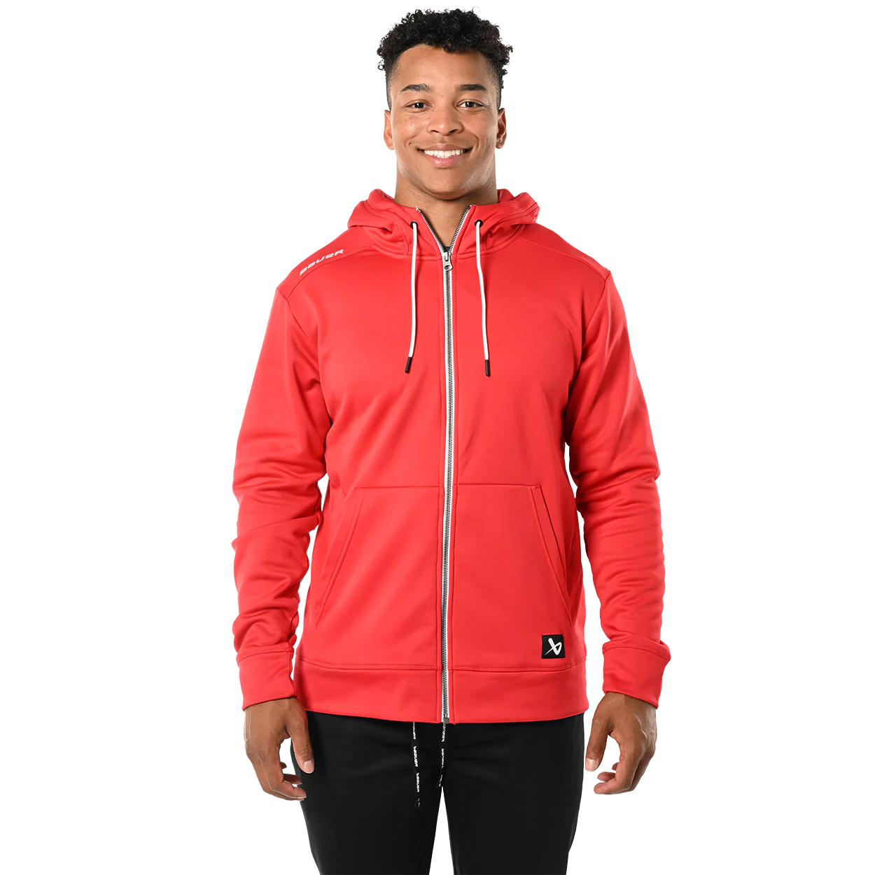 BAUER TEAM FLEECE ZIP HOODIE SENIOR - Image 4