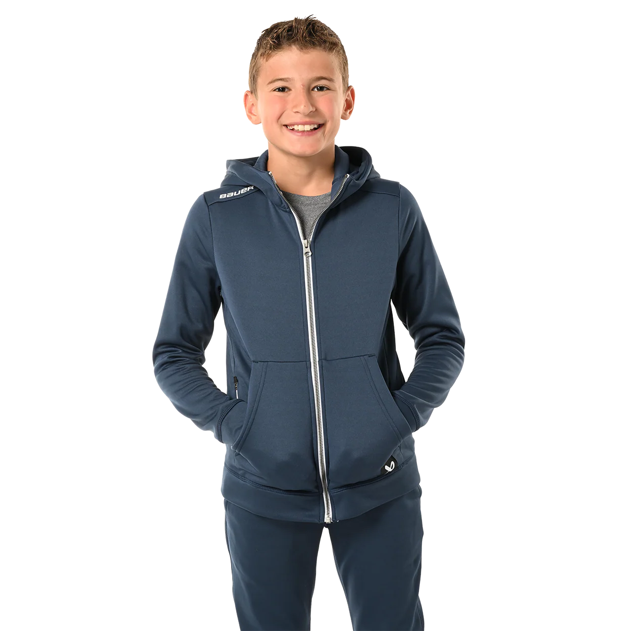 BAUER TEAM FLEECE ZIP HOODIE YOUTH - Image 3