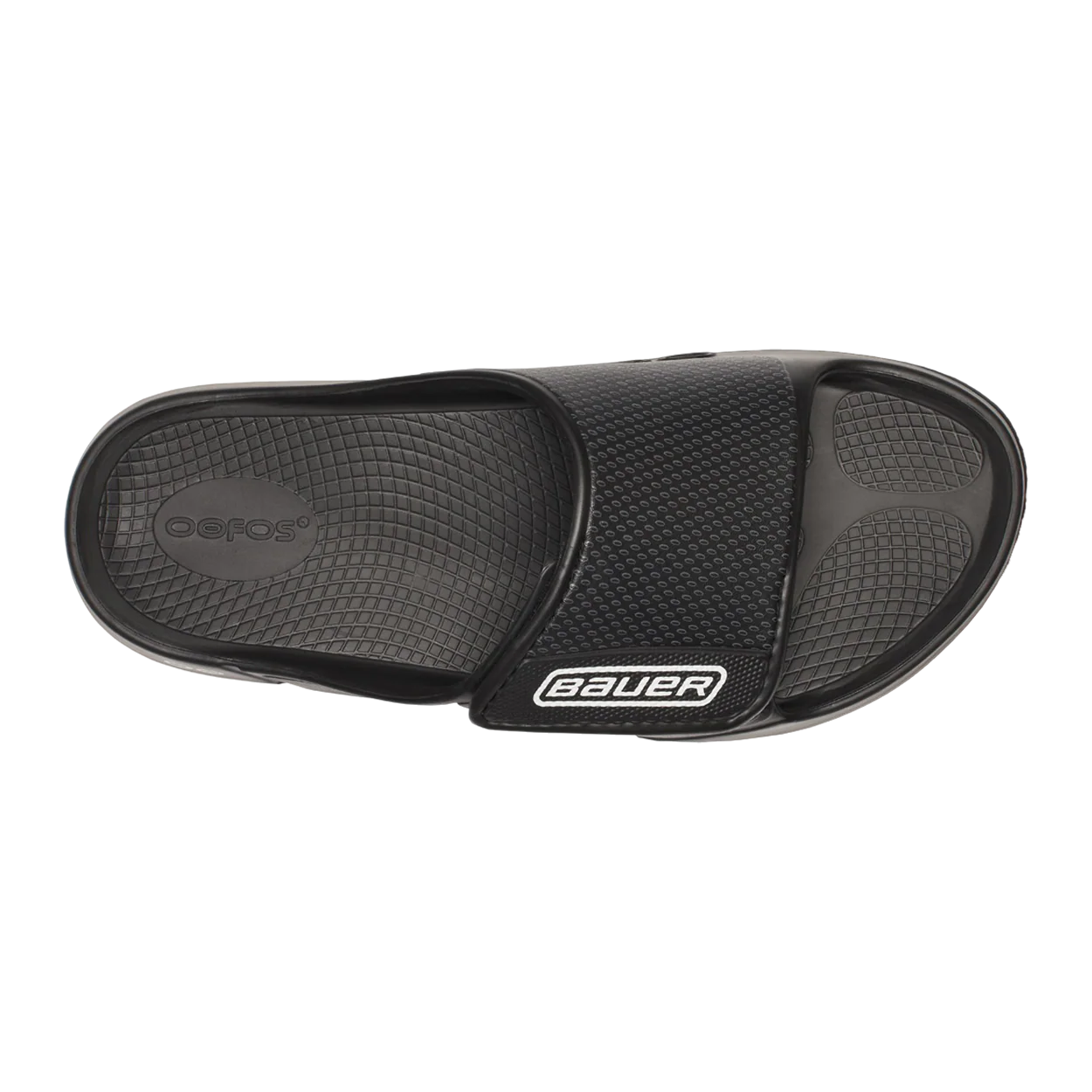 S25 BAUER OOFOS SPORT FLEX SLIDE SENIOR BLACK - Image 8