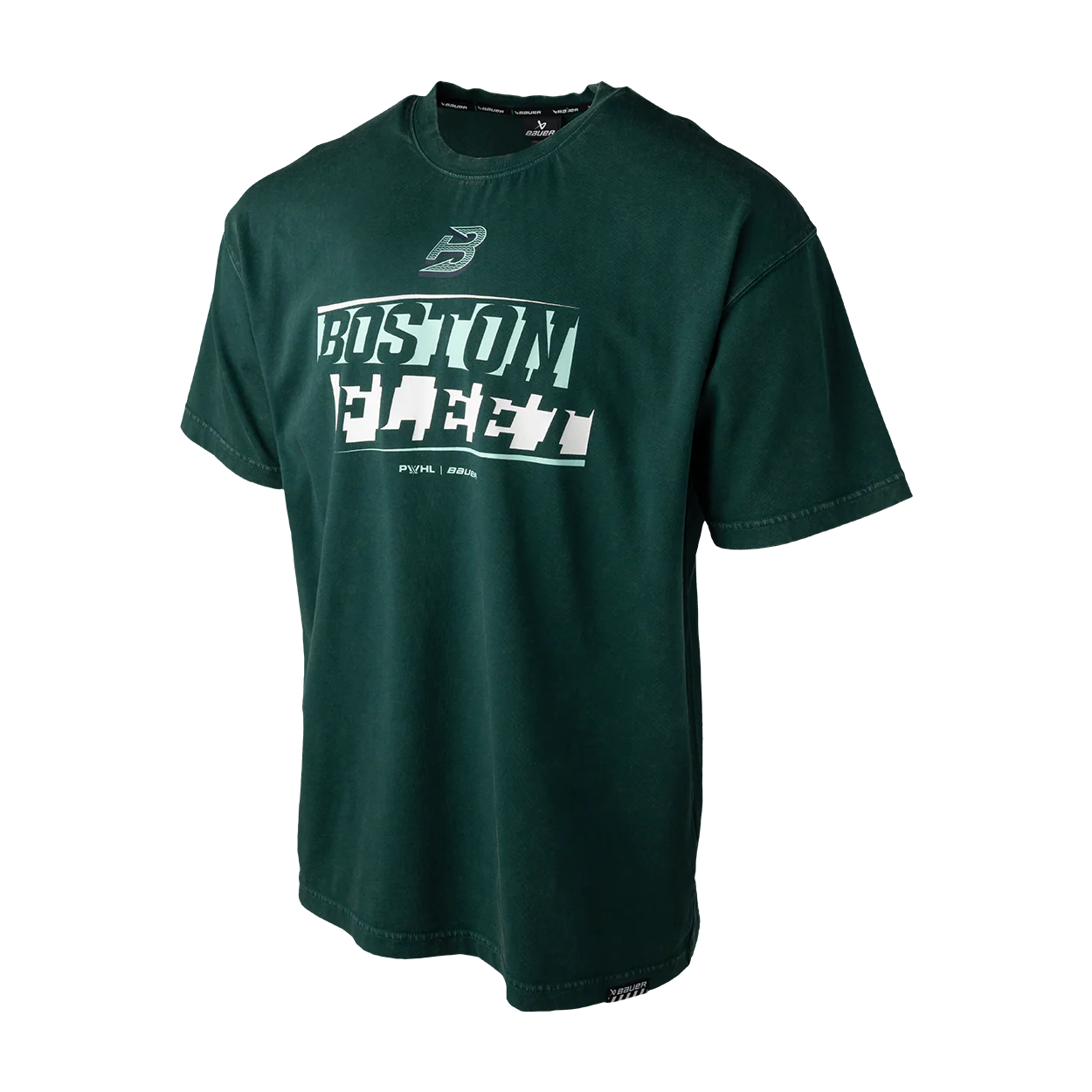 BAUER PWHL BOXY TEE SENIOR BOSTON