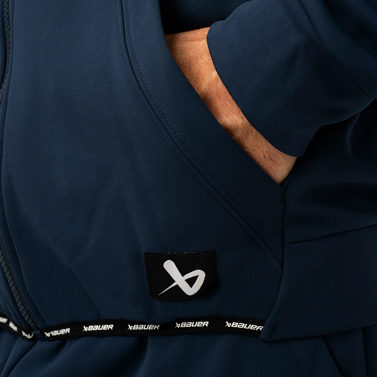 BAUER TEAM FLEECE ZIP HOODIE SENIOR - Image 10