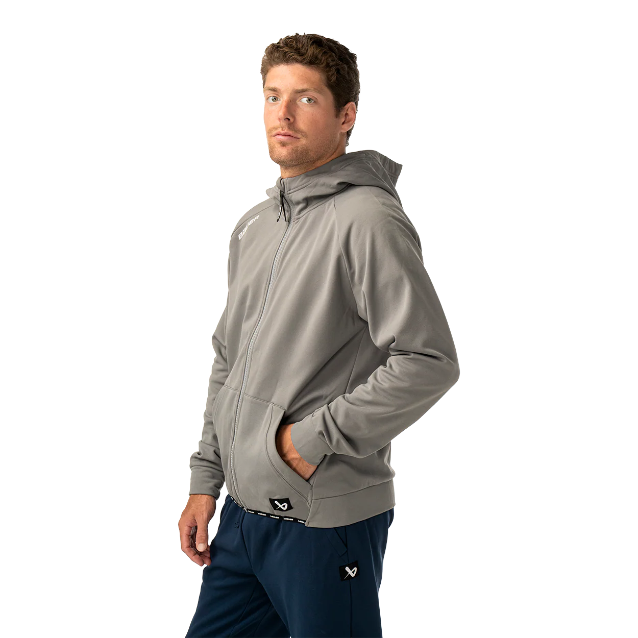 BAUER TEAM FLEECE ZIP HOODIE SENIOR - Image 13