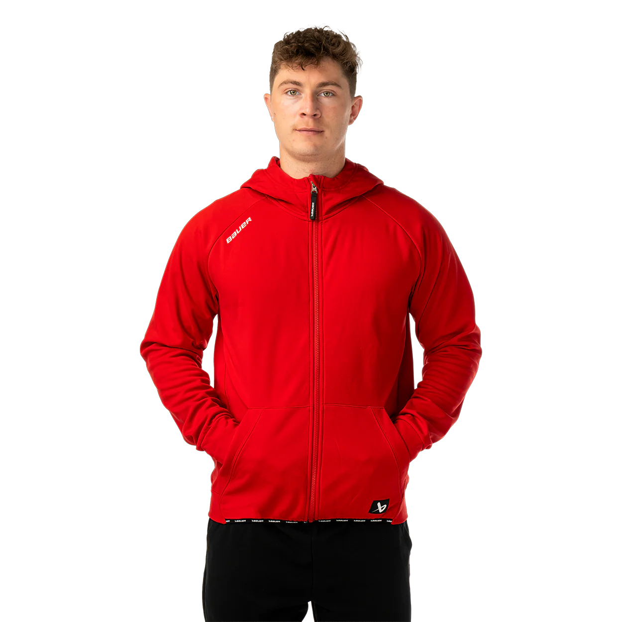 BAUER TEAM FLEECE ZIP HOODIE SENIOR - Image 18