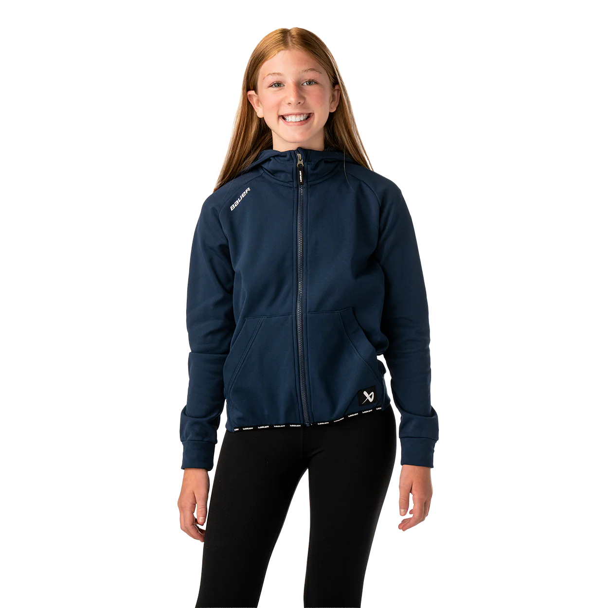 BAUER TEAM FLEECE ZIP HOODIE YOUTH - Image 3